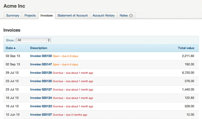 Improvements when viewing contacts