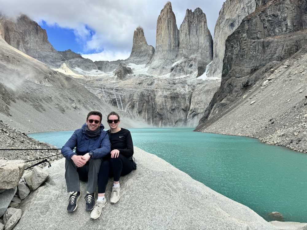 Kate and Matt in Patagonia